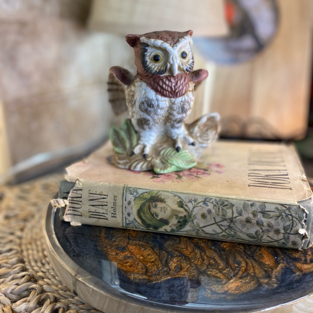 Vintage Owl Figurine